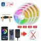 Bande LED RGB Bluetooth pour pièce 10m 15m 20m 50m télécommande intelligente 5050 ruban