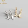 XIYANIKE-Boucles d'oreilles créoles en argent avec biscuits papillon pour femme bijoux fantaisie
