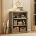 Gracie Oaks Jaeona Bookcase Wood in Gray | 40 H x 31.5 W x 12.5 D in | Wayfair 2F8C58EA644D4F40A71C731B22A5F63F