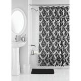 Hokku Designs Mahkenzie Shower Curtain w/ Hooks Included Polyester in Gray | 72 W in | Wayfair A3B7976028EA4C5A828E1F1AFD5C105B
