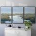 Winston Porter Coastal Plains II 3 Pieces Canvas | 24 H x 48 W x 2 D in | Wayfair DC77E939D3044DE5921FB797C452BB99