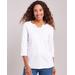 Blair Women's Essential Knit Layered Look Top - White - S - Misses