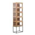 Vitrine en bois marron 55 cm