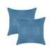 A1HC Pack of 2 Velvet Throw Pillow Insert, Hypoallergenic Down Alternative Fill