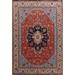 Red Heriz Serapi Turkish Oriental Wool Area Rug Hand-knotted Carpet - 9'9" x 13'0"
