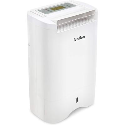 Ivation 19 Pint Desiccant Dehumidifier for Home with Continuous Drain Hose