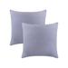 A1HC Pack of 2 Velvet Throw Pillow Covers, Hidden YKK Zipper Closure