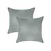 A1HC Pack of 2 Velvet Throw Pillow Covers, Hidden YKK Zipper Closure