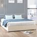 Mixoy Platform Bed Frame with Storage Drawers and Wood Slat Support