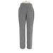 Kasper and Co. Dress Pants - High Rise: Gray Bottoms - Women's Size 10 Petite