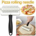 BeforeyaynRoller Homemade Pizza Butt Tool With Stainless Steel Nails Commercial Kitchen Pizza Making Accessories