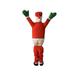 2023 New Velvet Santa Claus Pants Off And Climbing Wall Decoration Santa Claus Pendant Gift Holiday Gift