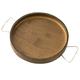Sofa Tray Table Wooden Foldable Couch Arm Tray Sofa Tables TV Table Side Table Home Storager Decoration Round