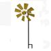 Wind Spinner Willow Leaves- from Solar Powered with Kinetic - Dual Direction for Patio Lawn & Garden gticphyj776