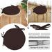 Lloopyting Seat Cushion Throw Pillows For Couch Round Garden Chair Pads Seat Cushion For Outdoor Bistros Stool Patio Dining Room Home Decor Room Decor Brown 25*13*2cm