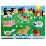 Melissa & Doug Jumbo Knob Puzzle Farm Animals