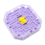 Jzenzero Labyrinth Brain Teaser Puzzles 3D Gravity Labyrinth Maze Puzzle for Kid Adult Older- Hard Level Purple
