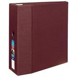 3 ring binder 5 inch ezd rings 2.3/4.8 inch spine 1 maroon binder (79366)