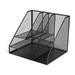 8 Compartment Wire Mesh Desk Organizer