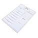 Note Pads Weekly Calendar Pad Tear off Calendar Notepad Weekly Study Planner Notepad A5 Weekly Study Notepad A5 Learning Book Tearable Paper
