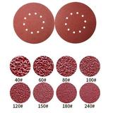 9 inch 10-Hole Sanding Disc Drywall Sander Paper Hook Loop 40 60 80 120 240 Grit