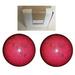 BuyBocceBalls New Listing - (4 3/4 inch- 3lbs. 6 oz.) Pack of 2 EPCO Duckpin Bowling Balls- Neon Speckled - Magenta