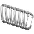 Andoer Reliable 6 PCS Carabiner Clips 12KN Heavy Duty Carabiner Clips for Camping Hiking Backpacking Durable Aluminum Alloy