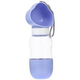 Water Glasses Doggie Water Bottle Pet Food Containers Outdoor Pet Water Bottle for Food Container Dog Outdoor Water Cup Drinking Bottle Purple Silica Gel Ribbon Travel