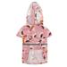 Four Seasons Pet Raincoat Large And Small Dog Raincoat Reflective Stripes Cartoon Animal Dog Rain Coats with Removable Liner Outward Life Jacket Rain Boots Dogs Dog Pool Ladder Girl Dog Jacket