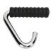 Fitness Handle Grip Exercise Handle Pull Up Handles Grips Silver C Shaped Universal Rubber Wrapped Training Pull Bar for Gym Home Gym Pull Up Bars Exercise Workout Equipment