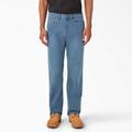 Dickies Men's Flex Regular Fit 5-Pocket Jeans - Light Denim Wash Size 38 30 (DD605)