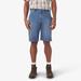 Dickies Men's Denim Utility Shorts, 11" - Light Wash Size 36 (DX601)