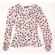 M&s Marks & Spencer Bnwot Long Sleeved Spotty Top Pink & Black Size: 24