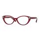 Valentino VA3061 5121 Women's Eyeglasses Red Size 52 (Frame Only) - Blue Light Block Available