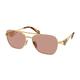 Prada PR A50S 5AK08M Women's Sunglasses Gold Size 59
