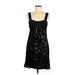 Donna Morgan Cocktail Dress - Sheath: Black Solid Dresses - Women's Size 6