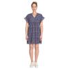 Jerseykleid LE TEMPS DES CERISES "PAOLA", Damen, Gr. L, EURO-Größen, blau, 100% Polyester, bedruckt, casual, normal, V-Ausschnitt, Kurzarm, Kleider, mit tollem Animal-Print