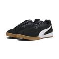 Hallenschuh PUMA "KING TOP IT" Gr. 46, schwarz-weiß (puma black, puma white, gold) Schuhe Fußballschuhe