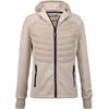 Strickfleecejacke DEPROC ACTIVE "ELMCOURT III WOMEN", Damen, Gr. 44 (L), beige, 100% Polyester, sportlich, figurbetont, Langarm gerader Abschluss mit innenliegendem Gummizug, Jacken, auch in Großen Größen erhältlich