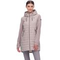 Steppjacke RAGWEAR "LUCINDA LONG" Gr. S (36), weiß (bone) Damen Jacken Steppjacken