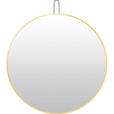 Dekospiegel LENFRA "Cleveland", gold (goldfarben), B:80cm H:95cm T:2,2cm, Aluminium, Spiegel, Wandspiegel Image