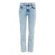 Straight-Jeans CALVIN KLEIN JEANS "REG. STRAIGHT OPTIC LIGHT BLUE" Gr. 10 (140), N-Gr, blau (optic light blue) Jungen Jeans