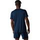 Laufshirt ASICS "CORE TOP" Gr. S, blau (french blue, brilliant white) Herren Shirts Sport