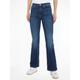 Bequeme Jeans TOMMY JEANS "Sylvia" Gr. 30, Länge 32, blau (mid blue32) Damen Jeans High-Waist-Jeans