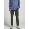 Chinohose JACK & JONES "MARCO CONNOR", Herren, Gr. 31, Länge 32, grau (dunkelgrau melange), Obermaterial: 68% Polyester, 29% Viskose, 3% Elasthan, modisch, Hosen