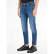 Slim-fit-Jeans CALVIN KLEIN JEANS "SLIM TAPER" Gr. 30, Länge 30, blau (denim dark) Herren Jeans Tapered-Jeans