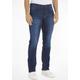 Straight-Jeans TOMMY JEANS "RYAN" Gr. 30, Länge 36, blau (dark comfort) Herren Jeans Straight Fit