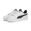 Sneaker PUMA "CARINA STREET", Gr. 42,5, schwarz-weiß (puma weiß, puma schwarz, puma silber), Leder, Synthetik, unifarben, sportlich, Schuhe