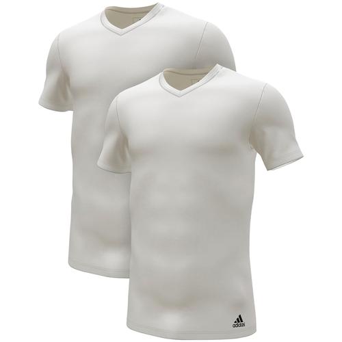 "Unterhemd ADIDAS SPORTSWEAR ""Active Flex Cotton"" Gr. XL, N-Gr, weiß Herren Unterhemden Sportunterwäsche mit flexiblem 4 Way Stretch, Slim Fit"