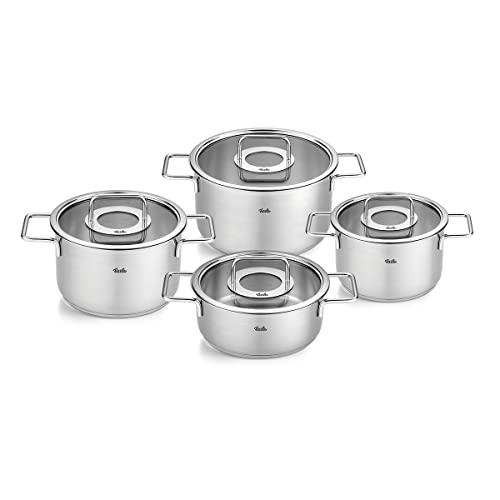 Topf-Set FISSLER ""Fissler Pure Collection"" Töpfe silberfarben Made in Germany